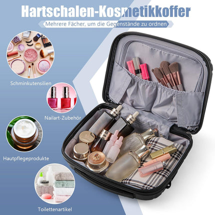 2-Piece Luggage Set with 20"" Carry-On & 14"" Cosmetic Case