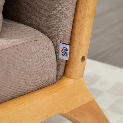 2místná pohovka loveseat ve vzhledu sametu s polštáři, světle šedá