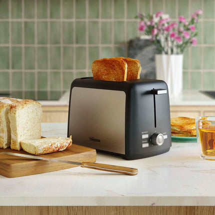 Topinkovač na 2 toasty z nerezové oceli, 800W