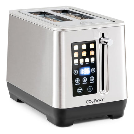 2-Slice Stainless Steel Toaster, LED Touchscreen, 6 Browning Levels