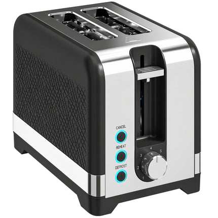 Topinkovač na 2 toasty, 7 stupňů opékání, rozmrazování, nástavec na ohřev