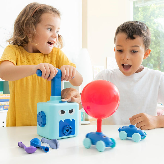 2v1 hračka autíčko a vystřelovač balonků Coyloon InnovaGoods
