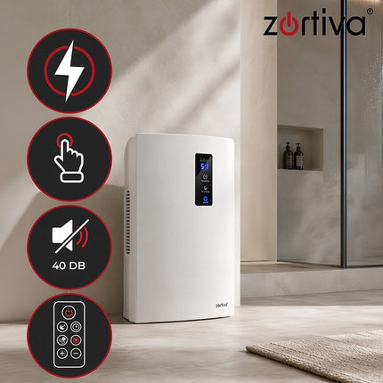 2-in-1 Dehumidifier and Air Purifier with UV and TiO2, 90 W, Up to 30 m2