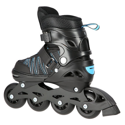 2-in-1 Inline & Ice Skates, Black/Blue, Size L (39-42)