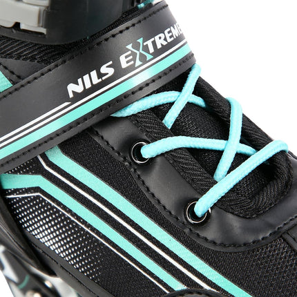 2-in-1 Inline & Ice Skates, Black/Blue, Size S (29-33)