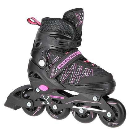 2-in-1 Inline & Ice Skates, Black/Pink, Size S (31-34)