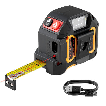 2-in-1 Laser Tape Measure, 135 ft Laser, 16 ft Tape