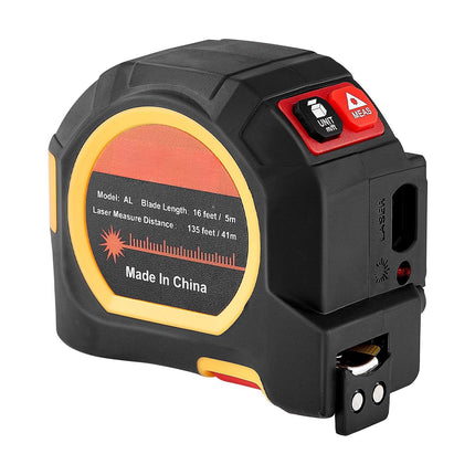 2-in-1 Laser Tape Measure, 135 ft Laser, 16 ft Tape