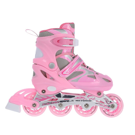 2-in-1 Pink Inline & Ice Skates, Size M (35-38)