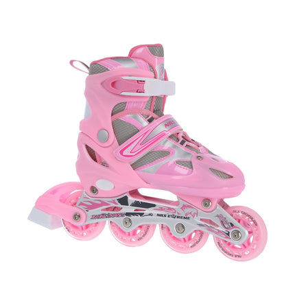 2-in-1 Pink Inline & Ice Skates, Size M (35-38)