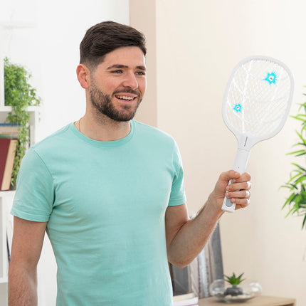2v1 dobíjecí plácačka na hmyz s UV světlem KL Rak InnovaGoods