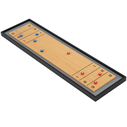 2v1 stolní hra shuffleboard a curling, 114 cm, přenosná