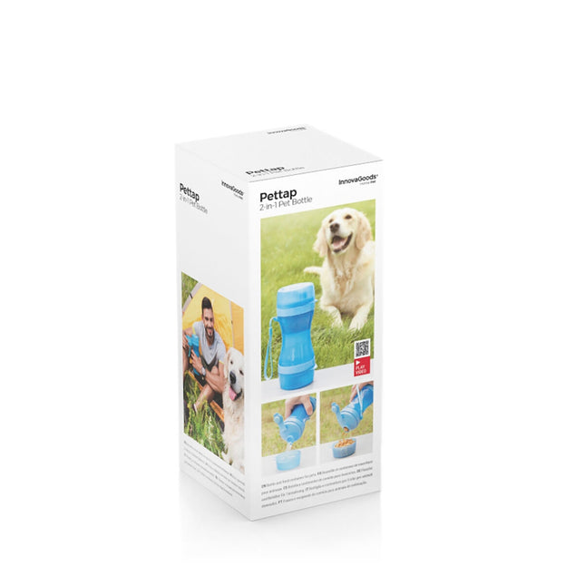 2v1 láhev s nádobkami na vodu a krmivo pro mazlíčky Pettap InnovaGoods