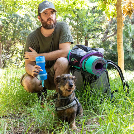 2v1 láhev s nádobkami na vodu a krmivo pro mazlíčky Pettap InnovaGoods