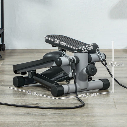 Mini Stepper with Power Ropes & LCD - Up to 100 kg Capacity