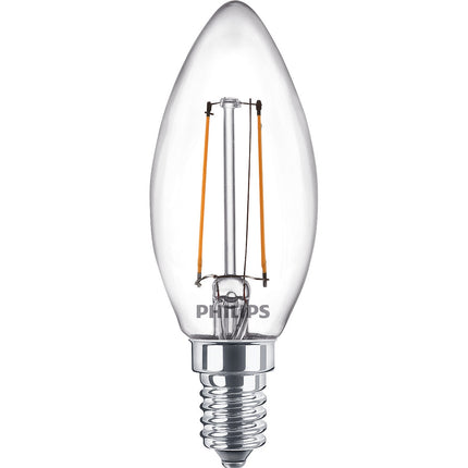 2 ks LED žárovka E14 Crown 2W (25W) čirá 250lm