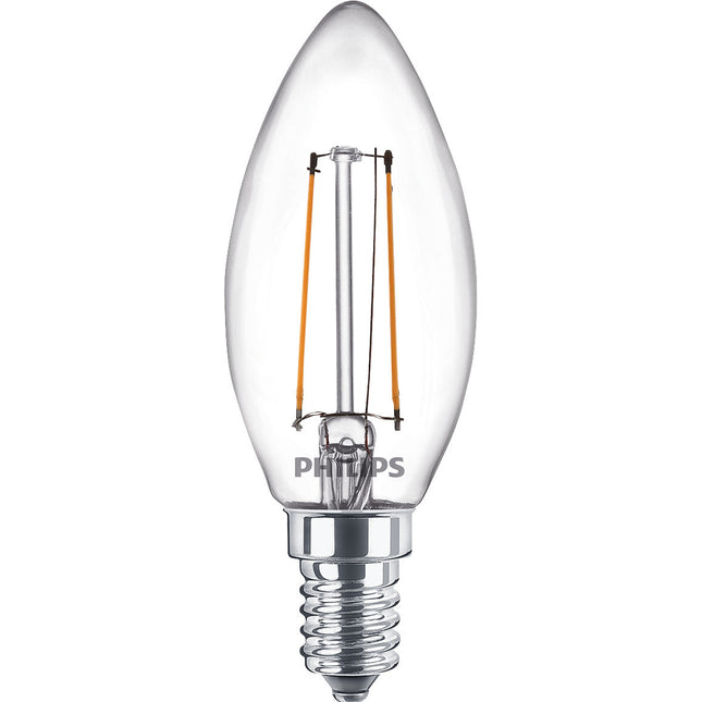2 ks LED žárovka E14 Crown 2W (25W) čirá 250lm
