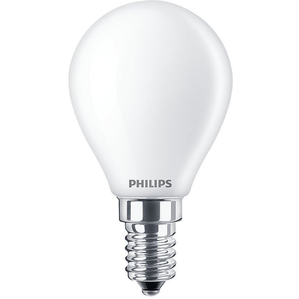2 ks LED žárovka E14 globe 4.3W (40W) matná 470lm