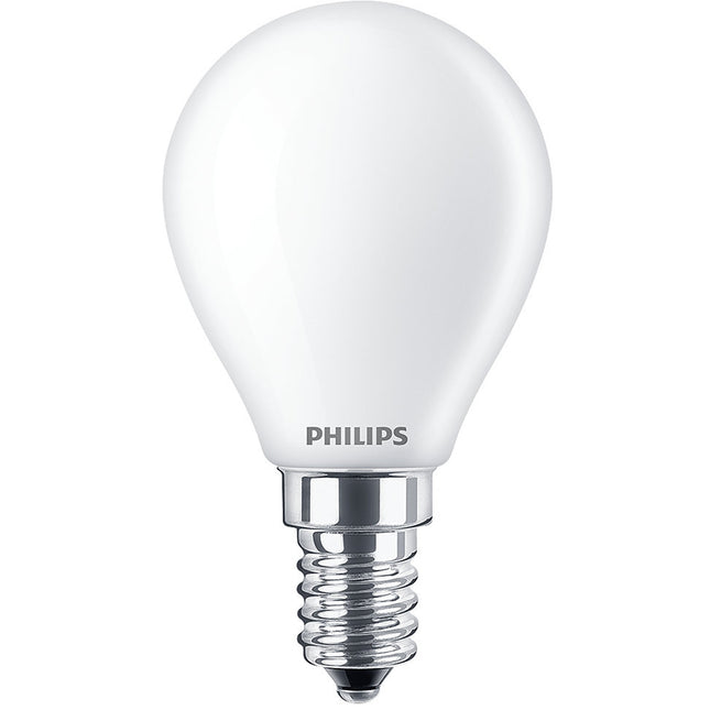 2 ks LED žárovka E14 globe 4.3W (40W) matná 470lm