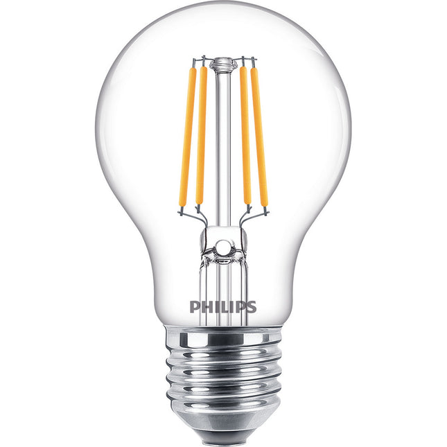 2 ks LED žárovka E27 klasická 4.3W (40W) čirá 470lm