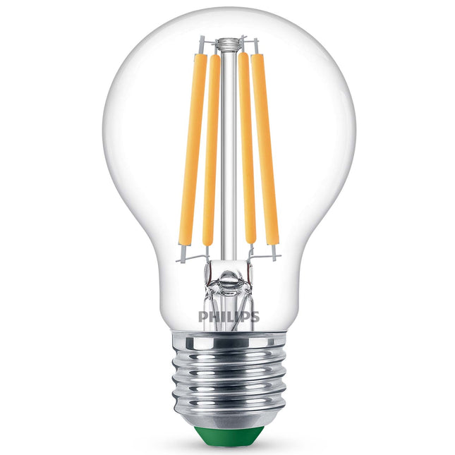 2 ks LED žárovka E27 klasická 4W (60W) čirá 840lm 2700K energetická třída A