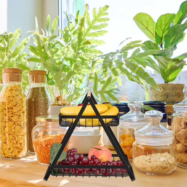 2-part fruit basket etagere