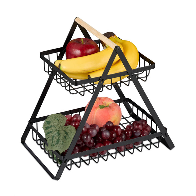 2-part fruit basket etagere