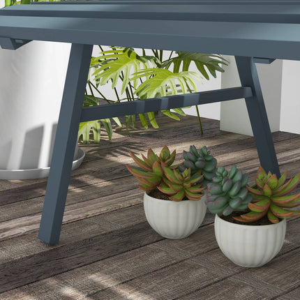 2-seater aluminum garden bench, weatherproof and UV-resistant