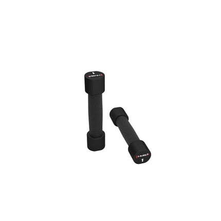 2 x 1 KG Polyurethane Dumbbells, TPU Coating