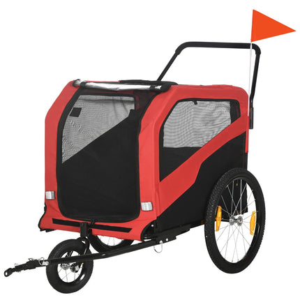 Velký pelíšek pro psy 30 kg, látka Oxford, červený