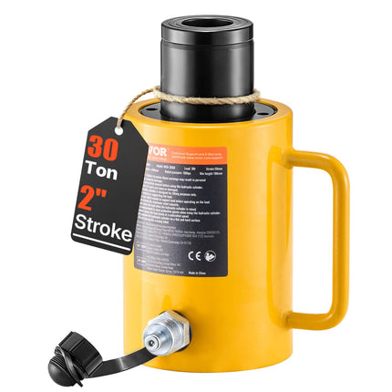 30 Ton Hollow Hydraulic Cylinder Jack, 50mm Stroke