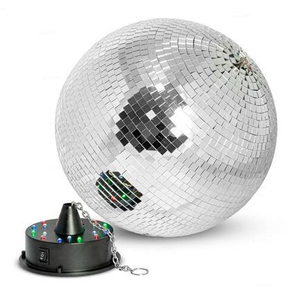 Disco koule 30 cm s motorem a LED světelnými efekty