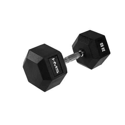 30 kg Hex-halter - Rubberen coating, antislip handvat