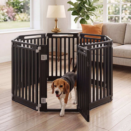31.5" Height HDPE Dog Playpen, 8 Panels, Indoor/Outdoor