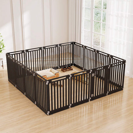 31.5" Height HDPE Dog Playpen, 8 Panels, Indoor/Outdoor