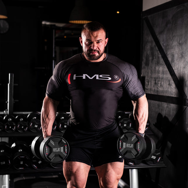 Polyuretanová jednoručka 32.5 kg – odolné fitness vybavení