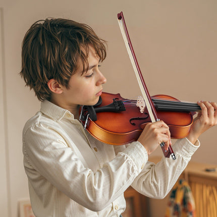 3/4 Violin 340mm Beginner Set – Hard Case, Bow, Rosin