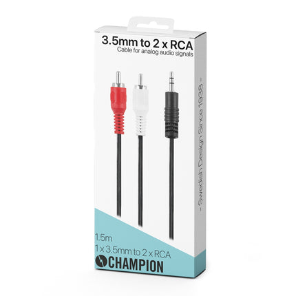 3.5mm – 2x RCA samec-samec 1.5m