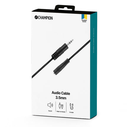 3.5mm – 3.5mm samec-samice 5.0m