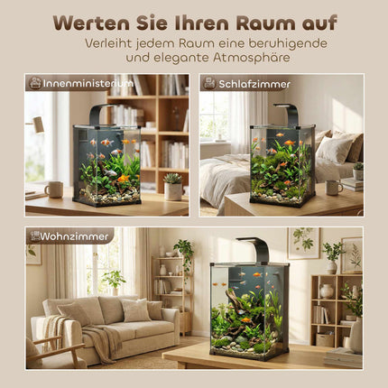 Nano akvárium 36L s LED osvětlením a filtrem