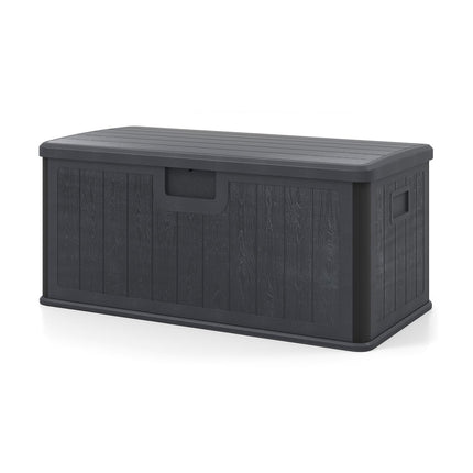 Vodotěsný venkovní úložný box 378L, uzamykatelné víko, šedá