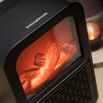 Stolní ohřívač s 3D efektem plamene Flehatt InnovaGoods