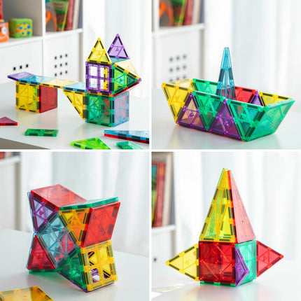 3D magnetická stavebnice Magoks InnovaGoods 57 ks
