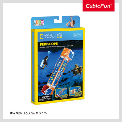 3D puzzle periskop, National Geographic, zábava pro každý věk