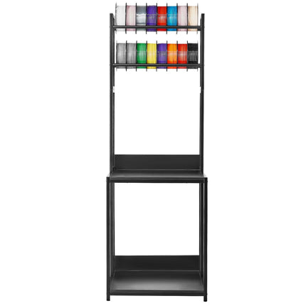 3D Printer Filament Storage Rack, 4-Tier Rolling Stand