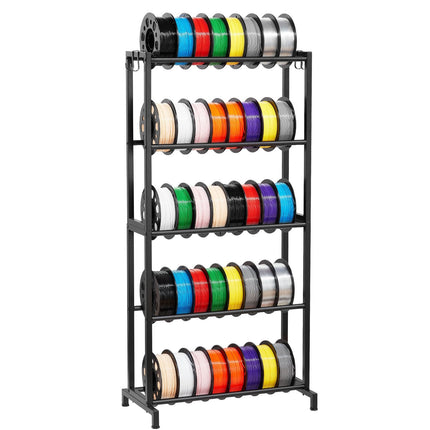 3D Printer Filament Storage Rack – 5-Tier, 45 Spools