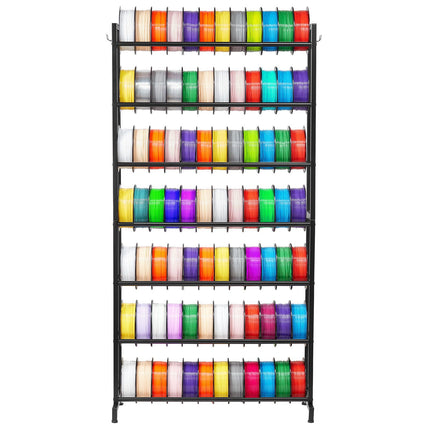 3D Printer Filament Storage Rack – 7-Tier Carbon Steel