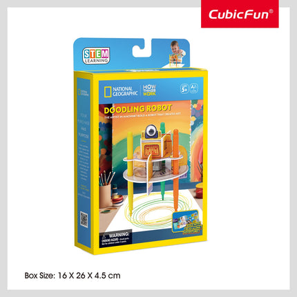 3D-Puzzle-Doodle-Roboter für kreativen Spaß und Lernen