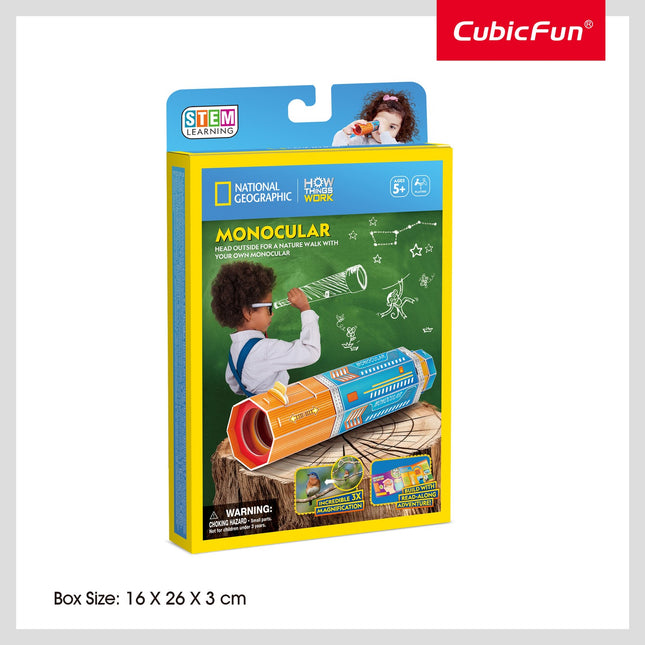 3D puzzle monokulár pro děti i dospělé, National Geographic