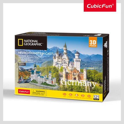 3D puzzle zámek Neuschwanstein – zábavná a poutavá aktivita